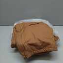 HISEA Insulated Bib Overalls for Men, Winter Water Resistant Duck Canvas Overall, Loose Fit Utility Workwear for Cold Weather (Large Tall, Brown)