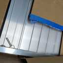 FACHNUO 2 Feet Portable Wheelchair Ramp, Non-Skid Aluminum Handicap Ramps with Handle, Folding Threshold Wheel Chair Ramp for Home Steps, Stairs, Entry, Doorways, Applicable Height 2-6 inches