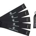 Heavy Resistance Bands, Thick Resistance Bands Set, Training Straps Stronger, Workout Your arms, Back, Shoulders, Legs, and Butt, Extra Heavy Carry Bag (Black), 5 Pcs.