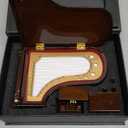 Piano Music Box with Bench and Black Case Musical Boxes Gift for Christmas/Birthday/Valentine's Day, Melody Spirited Away