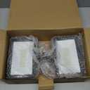 EDISHINE 10000LM LED Flood Light Outdoor,2 Pack 73W Outdoor Security Light, 5000K Daylight White, IP65 Waterproof Flood Lights for Garage, Backyard, Patio, Garden, Porch, Stair