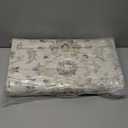 GENIMO 6x9 Area Rugs for Living Room, Machine Washable Non Slip Vintage Rugs, Low Pile Lightweight Chenille Print Rug for Bedroom, Dining Room, Home Office, Beige/Green