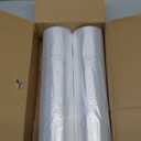 12" X 16" Plastic Produce Bag on a Roll, Bread and Grocery Clear Bag, 350 Bags/Roll (2 Rolls)