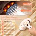Handheld Steamer for Clothes, 1500W Garment Steamer Steam Iron with Large Soleplate, 390ml Detachable Water Tank, 2 Steam Levels/Pulse Steam/Dry Iron, 20s Heat Up, for Apartment/Hotel/Home