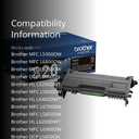 Brother Genuine Toner Cartridge, TN820, Replacement Black Toner, Page Yield Up To 3,000 Pages, Amazon Dash Replenishment Cartridge