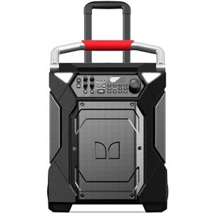 Monster Rockin’ Roller 360 Indoor/Outdoor Portable Bluetooth Speaker | Up to 240W of 360 Degree Sound & Up to 100 Hours of Playtime | Includes Microphone