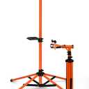 Heavy-duty Adjustable Bike Workstand (Max 275lbs) ,Folding Bicycle Repair Stand for Maintenance (Max-275lbs Shake Test 220lbs RED)