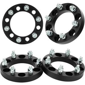 AEagle 6X5.5 Wheel Adapters, 1.5" 6x139.7 for 1999-2023 Escalade, Silverado 1500, Forged 6 Lug Wheel Spacers with 14x1.5 Studs 108mm Bore 4PCS