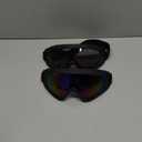 COOLOO Ski Goggles, 2 Pack Snow Goggles Snowboard Goggles for Men Women Kids - UV Protection Foam Anti-Scratch Dustproof (One Size, 01.multicolor/Gray)