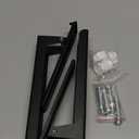 2 Pcs Steel Universal Wall-Mounted Microwave Brackets, Stainless Steel Microwave Mount Bracket, Retrackable Foldable Microwave Oven Wall Mounted Stand Holder Rack Bracket for Home Kitchen Accessories