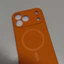 Miracase Magnetic for iPhone 17 Pro Max Case, Compatible with MagSafe, Integrated Silicone Camera Control Cover, 3.0mm Thicken Shockproof Drop Protection Phone Case for 17 ProMax, Orange