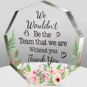 Yinder Thank You Gifts for Women Christmas Desk Decor Gifts for Teacher Coworker Doctor Nurse Leaving Job Inspirational Quotes Farewell Gift for Boss Staff Home Office Desk Decor(Elegant Style)