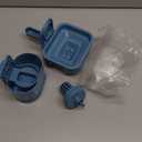 VANNON Small Animal Filter Water Dispenser for Crate, 26oz Water Bottle for Cage, BPA Free and Anti-Overeflow Pet Water Bowl for Small Dogs, Cats and Rabbits, Blue