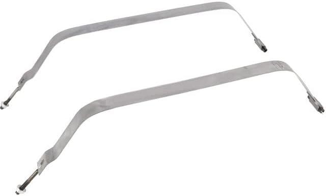Fuel Tank Strap Kit - 2 Piece - Compatible with 1987-1995 Jeep Wrangler (with 20 Gallon Plastic Tank)