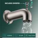 Tub Spout with Diverter, Bathtub Spout for Hand Shower,Brushed Nickel