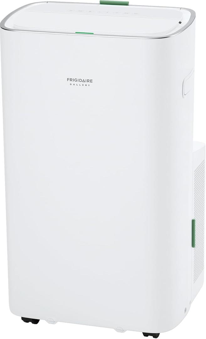 Frigidaire Gallery 4-in-1 Smart Inverter Portable Room Air Conditioner with Wi-Fi, Heating & Air Quality Monitoring 14,000 BTU (ASHRAE) / 10,000 BTU (DOE), Cools Up to 700 Sq. Ft., Ultra Quiet, White