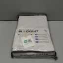 INOVADAY 100% Blackout Curtains 84 Inches Length 2 Panels Set, Back Tab/Rod Pocket Linen Black Out Curtains for Bedroom, Thermal Insulated Window Drapes - Beige, W50 X L84