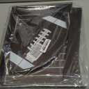 JarThenaAMCS 2Pcs Football Serving Tray 16 Inch Wooden Football Plates Reusable Wood Serving Trays and Platters for Football Season Game Day Party Decor (Brown)