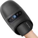 Medcursor Hand Massager - Hand Massager with Heat and Compression for Carpal Tunnel and Stiff Joints, Pain Relief from Wrist to Palm and Finger, Gifts for Women Men (Rechargeable) (Black)