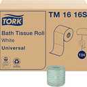 Tork Septic Safe Toilet Paper, White, 2-Ply 100% Recycled, Eco-Friendly, T24 Compatible 89 Rolls x 500 Sheets (TM1616S)
