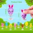 MGparty 24Pcs Easter Jumping Popper Toys Easter Basket Fillers Gifts Party Favors Supplies Stocking Stuffers Gifts for Kids Boys Girls Toddlers Bulk for Classroom Treasure Box Prizes