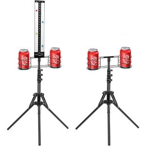 Hestiasko Cornhole Scoreboard 2 Sets, Metal Magnetic Cornhole Score Keeper with Drink Holder, Easy to Assemble, Score Tracking, Perfect Score Tracking Accessory for Outdoor and Patio Games