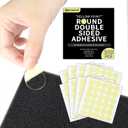 300 Pack Yellow Point Double-Sided Adhesive Dots for Acoustic Soundproofing Foam Panels