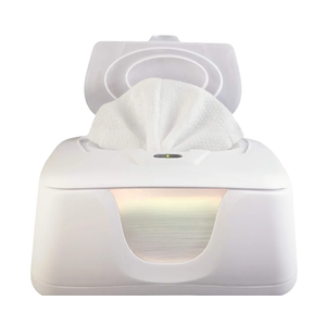 Wet Wipe Warmer | Dispenser for Baby, Make Up, Adult Care - Auto Off Lights for Nighttime Changes, Dual Heat for Comfort, Top Heating, Moisture Lock Silicone and Large Capacity- Amazon only