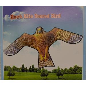 Touch the sky Yellow Bird Falcon Kite with 4 Metres Telescopic Pole. Suitable for Garden and Farm and Field for Bird Control and Crop Protection, Easy to Install, Safe and Effective.
