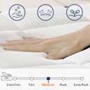 LETMOON 8 Inch Hybrid Twin Mattress in a Box, Medium Pocket Spring