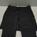 Soothfeel Women's Pants with 4 Pockets 7/8 Stretch High Waisted Sweatpants Travel Athletic Work Golf Pants for Women (S,Black)