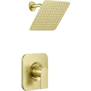 Compatible with Moen Posi-Temp Valve Shower Trim Kit,Replacement for 2510, 2520, 2570, 2590 Valve Shower Faucet Set,Brushed Gold (Valve and Cartridge Not Included)