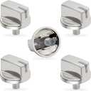5 Pack AEZ73293801 Gas Stove Knobs - Compatible with LG Stove/Range Knobs - Replace 2025031, AP5594929, AH3639420, EA3639420, PS3639420, EBZ60710601