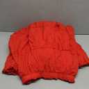 YSJERA Women's Cotton 5 Tiered A Line Pleated Maxi Skirt Long Boho Gypsy Dance Skirts (L, Red)