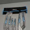 SHALL 4-Piece Groove Joint Pliers Set, 12/10/8/6 Inch Adjustable Water Pump Pliers with Cushion grip, Tongue and Groove Pliers w/Tool Roll Bag for Home Repair, Plumbing, Gripping, Nuts, Bolts