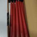 CANDWAX 10 inch Burgundy Taper Candles Set of 12 - Unscented Dripless Burgundy Candlesticks - Christmas Taper Candles with Burning Time up to 8 Hours - Christmas Candle Sticks