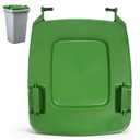 Luxshiny Trash can Replacement Lid Large Plastic Garbage can Lid for Waste Bin for Outdoor Trash can Recycling and Refuse