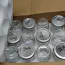 eleganttime Wide Mouth Mason Jars 16 oz,12 Pack Canning Jars with Lids,Airtight Container Glass Jars for Candles,Home Decor,Overnight Oats,Fruit Preserves,Jam or Jelly