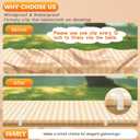 3 x 24 Pieces Clear Tablecloth Clips, Durable Plastic Table Cover Holders, Windproof Transparent Clamps for Securing Tablecloths Indoor Outdoor Party, Wedding, Christmas Event, Picnic, Camping (24, Large)