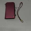 Defencase Compatible with iPhone 14 Pro Case Wallet with RFID Blocking Card Holder for Women Men, Soft PU Leather Magnetic Snap Flip Zipper Strap Wallet Phone Case Fit for iPhone 14 Pro 6.1", Wine Red