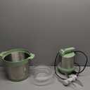 24 Cup Large Capacity Food Processors,Meat Grinder Veggie Chopper with Stainless Steel Bowl,3 Speeds,4 Bi-Level Bladesand Spatula for Baby Food,Meat,Onion,Vegetables,Fruits