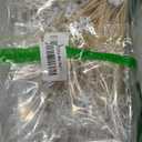 Jiesky 240 Pcs 5in Christmas Snowflake Cocktail Picks,5 Kind of Bamboo Cocktail Toothpicks Fruit Food Appetizer Charcuterie Skewers Dessert Dinner for Christmas Party Decorations