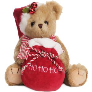 Bearington Jolly Jingles Teddy Bear, 10 Inch Christmas Teddy Bear Gifts for Kids