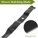 4951003MA Mower Blades Compatible with Murray 42" Deck Lawn Tractor, Mulching Blades 95100E701 Fit for Murray 425303x92B 42571x31A 425000x8B Mowers, Replace 095100E701 0951000MA 495100, (2 Pack)