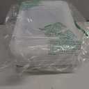 Citylife 3 PCS Plastic Storage Bins with Latching Lids Portable Project Case Clear File Box Stackable Storage Containers for Organizing A4 Paper, Photo, Document, Scrapbook (5QT)