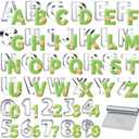 xify’s 36 Pcs Alphabet & Number Cookie Cutters, 3 Inch Assorted Sizes Stainless Steel Cookie Cutter Sets, Fondant & Dough Fruit Molds for Party Birthday Christmas Decorations, Includes Steel Scraper
