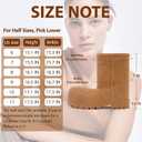 Faux Suede Platform Fuzzy Snow Boots Round Toe Hippy Winter Boots Slip On Knee High Chunky Heel Fur Tall Boots for Women (8, Chestnut Mid)