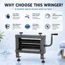 Hand Crank Clothes Wringer, Heavy Duty Portable Laundry Wringer