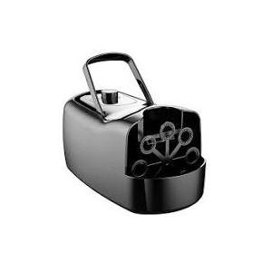 Portable Bubble Machine for Kids, Automatic Bubble Maker Toy, 2 Speed Settings, Operated by Plug-in or Batteries, Bubble Blower for Parties Wedding Indoor Outdoor-Black