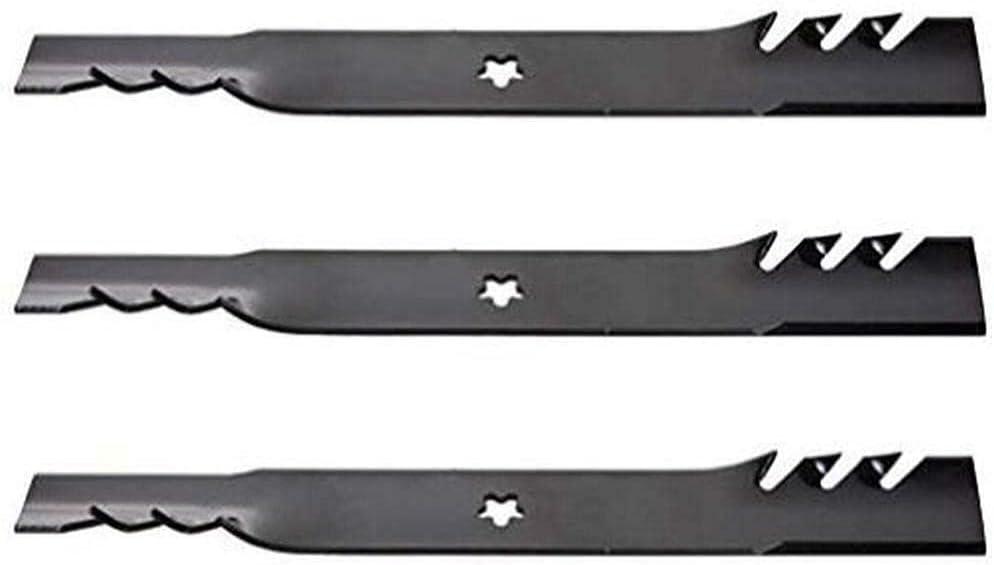 Parts 3 Blades fits Husqvarna MZT52 Zero Turn Riding Mower 510417801 595085